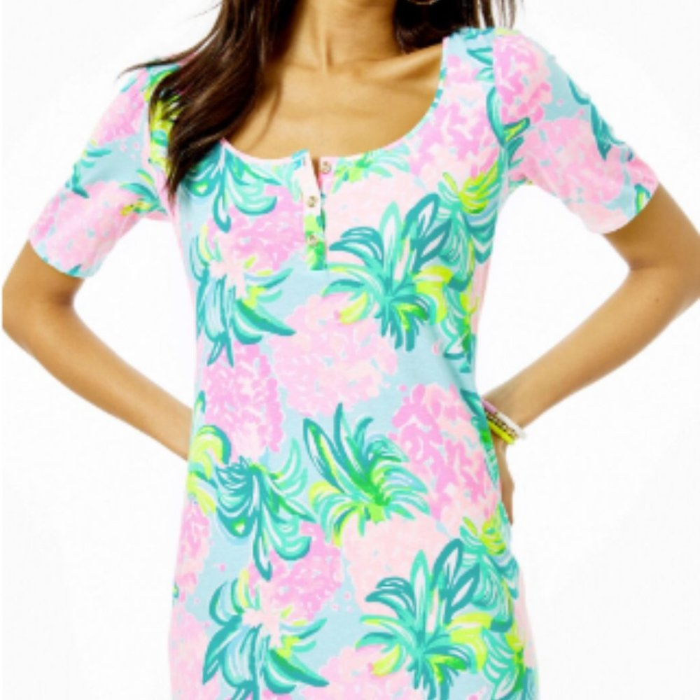NEW! Lilly Pulitzer Gavyn Henley T-Shirt Dress